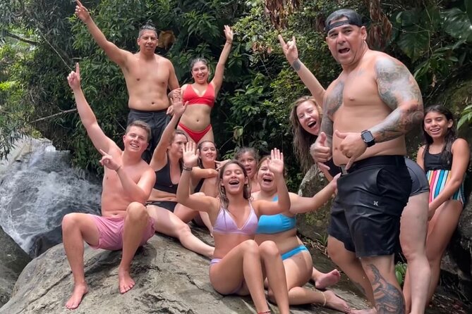 2 Tours in 1 Day: Rainforest Waterslides & Beach Tour w/Transport - Frutera Flores starts the day with local flavor