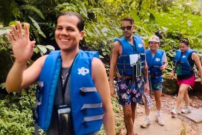 2 Tours in 1 Day: Rainforest Waterslides & Beach Tour w/Transport - What the natural slides feel like