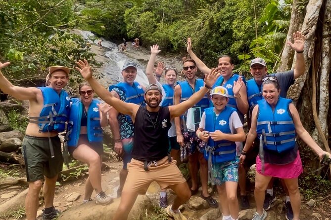 2 Tours in 1 Day: Rainforest Waterslides & Beach Tour w/Transport - El Yunque brings the real adventure