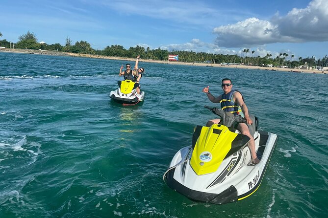 30 Minute Jet Ski Ride along Isla Verde Beach - A fast start at Isla Verde Beach