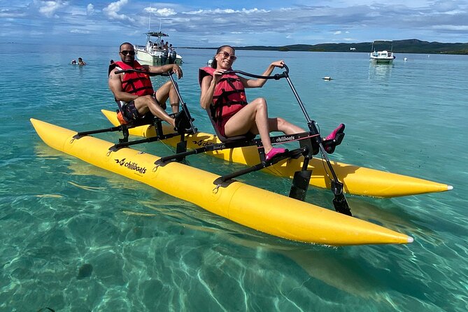 Adventure Chiliboats Waterbike in La Parguera - Pedaling from Punta Papayo into La Parguera