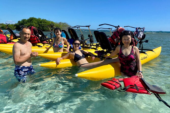 Adventure Chiliboats Waterbike in La Parguera - The 20-minute trip to Cayo Májimo