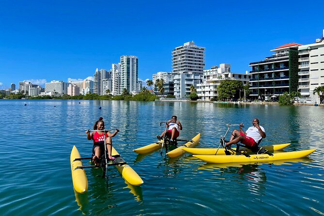 Adventure Water Bike in Condado Lagoon, San Juan - How difficult are the water bikes?