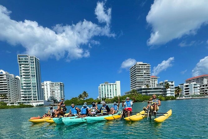 Adventure Water Bike in Condado Lagoon, San Juan - Families, couples, and group bookings