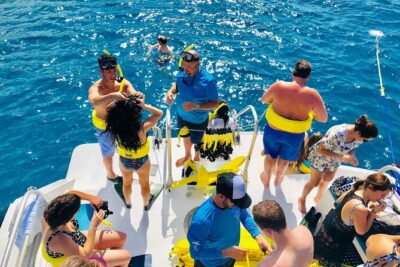 All Inclusive Beach and Snorkel Boat Tour to Icacos Island