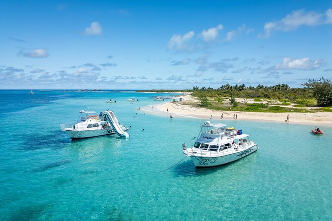 All Inclusive Snorkel and Slide Boat Tour: Icacos or Vieques - From Marina Puerto Chico to the open water