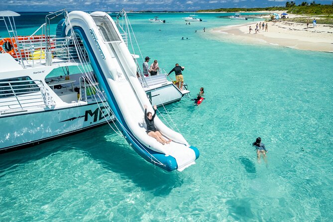 All Inclusive Snorkel and Slide Boat Tour: Icacos or Vieques - Vieques in the morning, Icacos in the afternoon