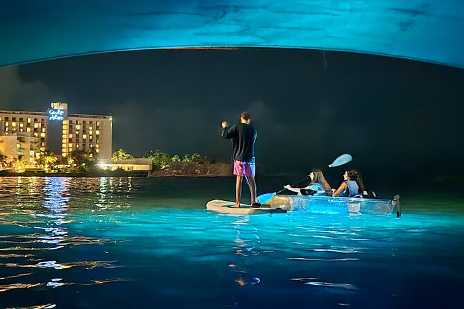Clear LED Kayaking in Condado Lagoon - Why first-time paddlers can manage it