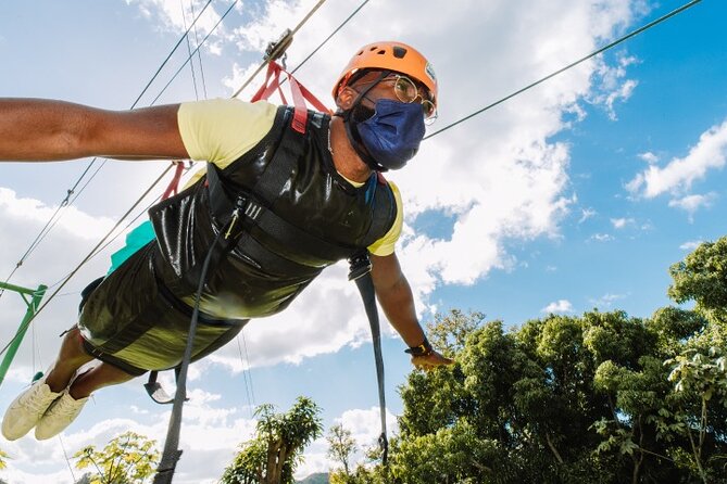 Conquer the Skies: Monster Zipline at Toro Verde Adventure Park - The Suspension Bridge and Launch Point