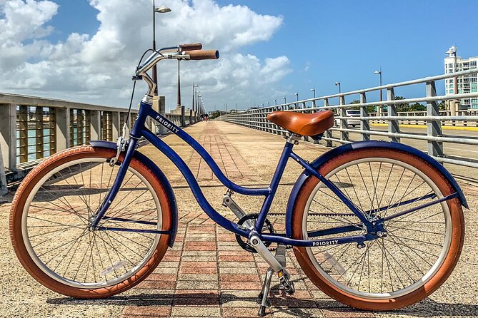 Cruising Bikes Rental in Condado Old San Juan - Pausing at Luis Muñoz Rivera Park