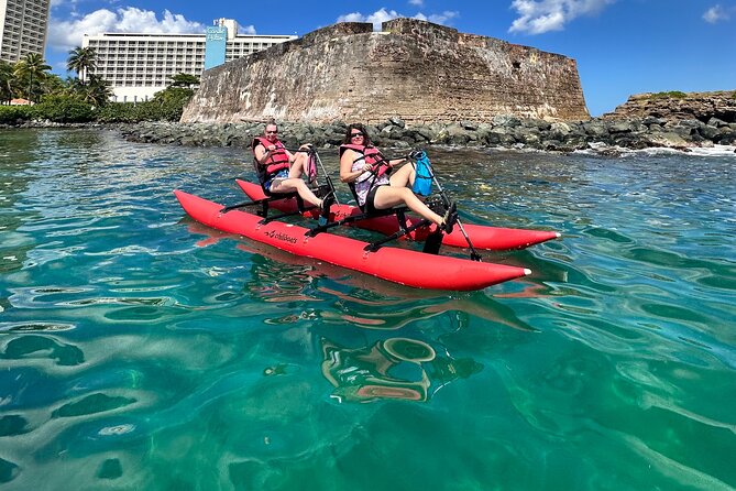 Day Adventure Chiliboats Waterbike – Condado Lagoon - The 30-minute arrival and safety routine