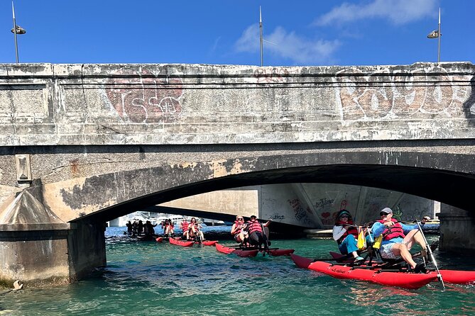 Day Adventure Chiliboats Waterbike – Condado Lagoon - The 45-minute route and San Juan views