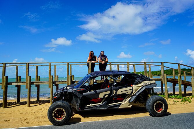 Drive a UTV Can-Am on a Beach Tour in San Juan Puerto Rico - La Pocita, a natural pool near Piñones