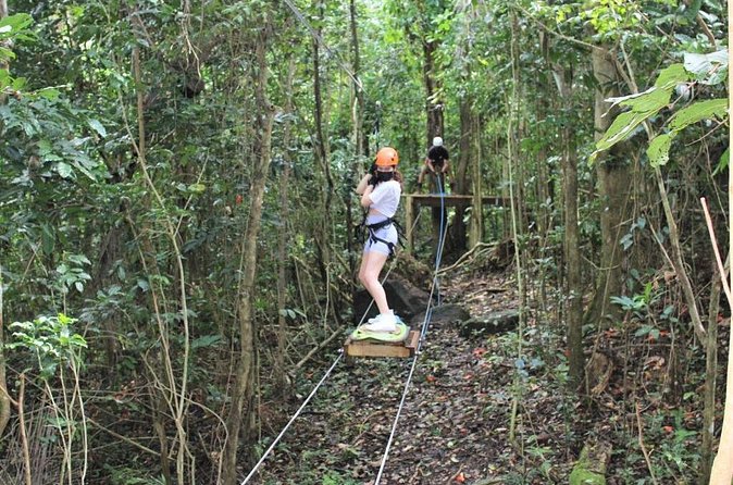 El Yunque Adventure Trail - Forest surfing and the course rhythm