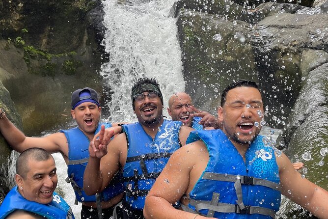 El Yunque Rainforest River and Beach Adventure Tour - The rock slide, rope swing, and cliff jumps