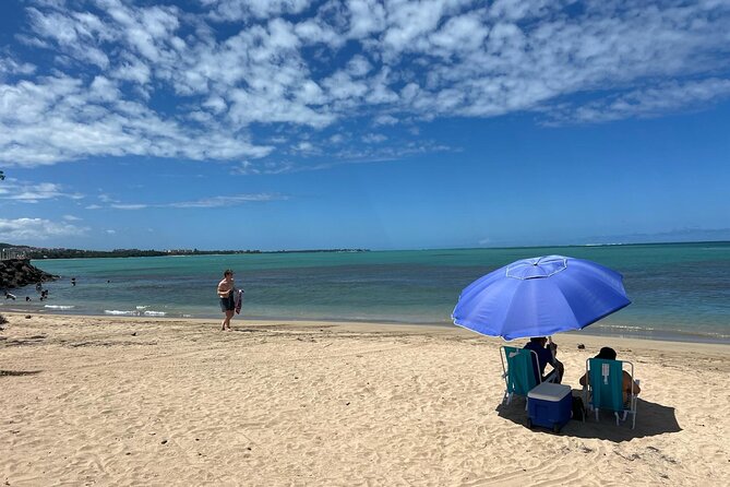 El Yunque Rainforest Waterslides and Luquillo Beach w/ Transport - Los Kioskos, food and local color after the swim