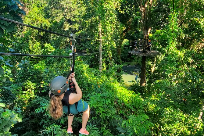 El Yunque Ziplining with River and Beach Visit - Why the zipline pace matters