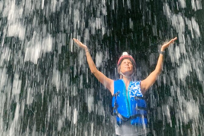 Explore Cuevas Charco Azul, Arenas and Playa de Aguas Cristalinas - From San Juan to Vega Baja in an air-conditioned vehicle