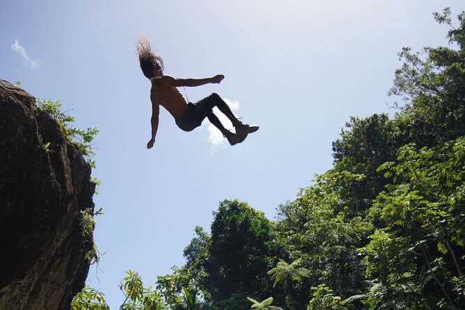 Famous Natural Waterslide in El Yunque Rainforest - Local stories give the outing more depth