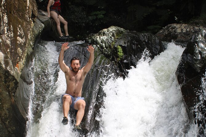 Half-Day El Yunque Waterslide Excursion (no Transportation) - The rope swing and time in the water