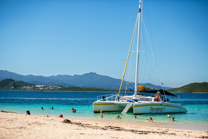 Icacos Deserted Island Catamaran, Snorkel, and Picnic Cruise - Beach time on Icacos