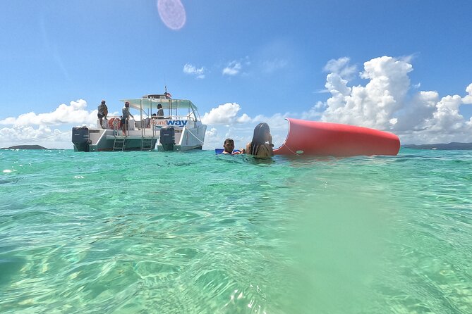 Icacos Double Dip Power Catamaran Snorkel & Beach Tour - Lunch, drinks, and the social side of the boat