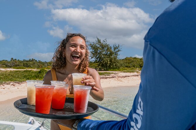 Icacos Island Catamaran Day Sail from Fajardo - The deli buffet back on the catamaran