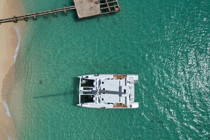 Icacos: Luxury Sailing Catamaran All Inclusive Beach and Snorkel - A sweet finish on the return sail