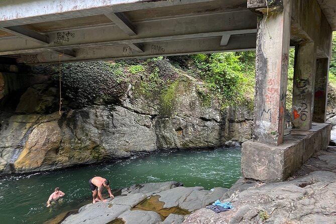 Incredible Hike & Cliff Jumping in the Heart of Puerto Rico - Cooling off at Toro Negro River