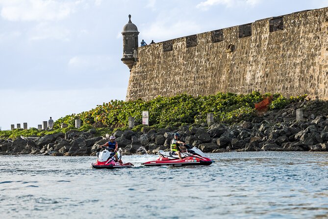 Jet Ski Tours in Old San Juan for Families and Friends - The water stop at Playita Puerta de Tierra