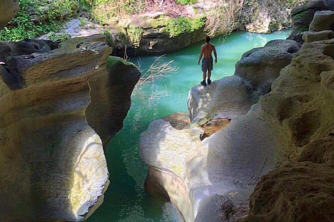 Lagoon Cave and Secluded Beaches Tour in Puerto Rico - Charco Azul Canyon and the river walk