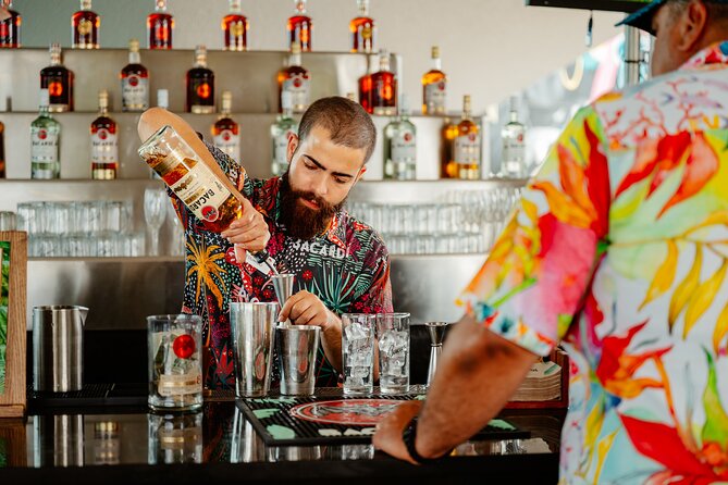 Mixology Class at Casa BACARDÍ in Puerto Rico - The pavilion, Old San Juan views, and the gift shop