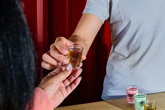 Old San Juan PR Fruit infused Moonshine & Cream liqueur Tasting - The seven-pour tasting, step by step