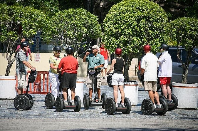 Old San Juan: Segway PT and Segway Xafari Ebike Tours - The cathedral and Ponce de Leon
