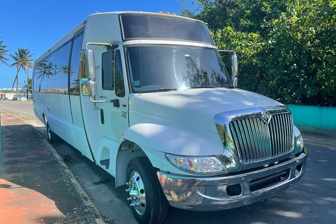 Private Party Bus Tour in Puerto Rico - Old San Juan begins the night