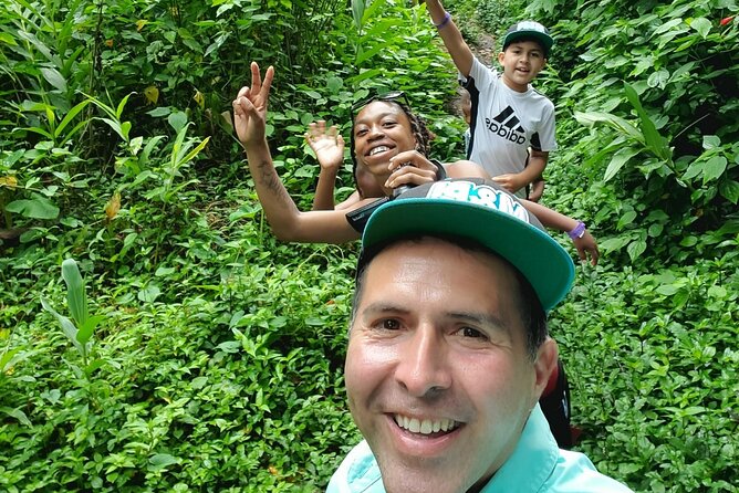 Private Rainforest Waterfalls and Beach Hiking Tour from San Juan - Bathing at a Toro Negro waterfall
