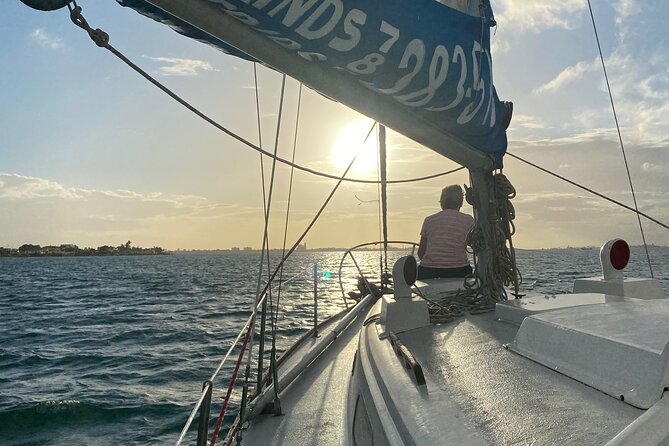 Private Sunset Sail - Taking the helm with Captain Jimbo