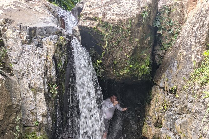 Puerto Rico Countryside Tour with Visit to Waterfall - El Periquito: swimming, rocks, and quiet water
