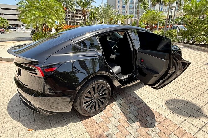Puerto Rico Island Wide Private Transfers, Tesla 3 Luxury Sedan. - Choosing the right zone across Puerto Rico