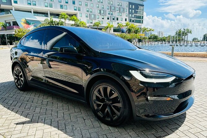 Puerto Rico Island Wide Transfer, Tesla Model X Luxury SUV. - Comfort, doors, windows, and luggage