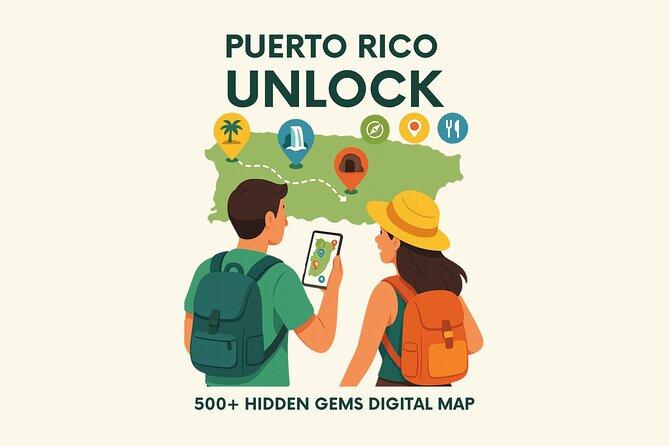Puerto Rico Unlocked 500+ Hidden Gems and Spots - How the digital map works on the road