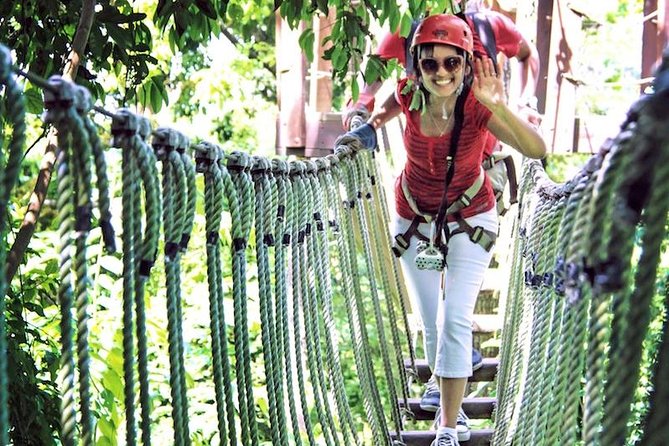 Puerto Rico Ziplining: High-Flying Adventure close to San Juan - Five bridges keep your feet involved