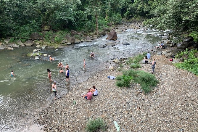 Rainforest River Nature Walk Adventure and Luquillo Beach - Luquillo Beach and the food kiosks