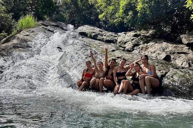 Rainforest Waterfall Slides/Adult Drinks included/ Beach - Why the waterfall slides are the main event