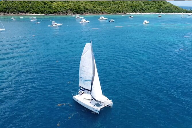 Sailing and Snorkeling Day Charter in Fajardo, Puerto Rico - The sail toward Piñeros or Palomino