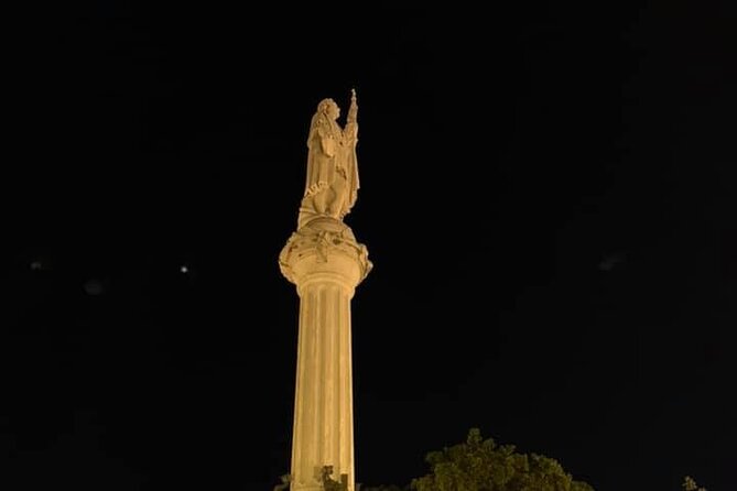 San Juan Haunted History Walking Tour - El Morro after dark, viewed from outside