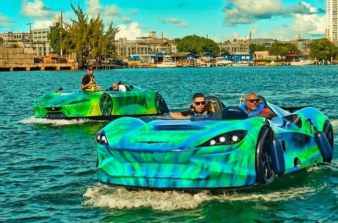 San Juan PR Watersports Car Rental Green McLaren - Who should book this San Juan water car?