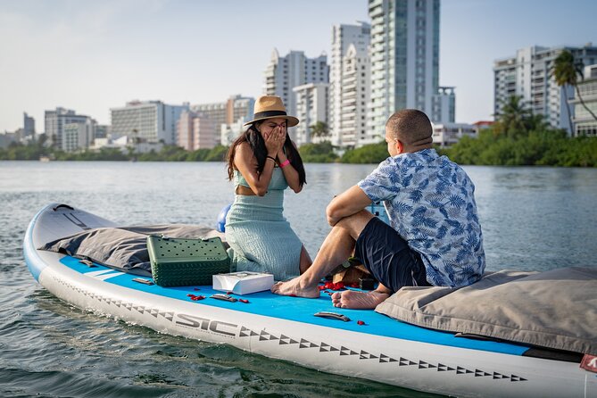 San Juan — Private Floating Picnic Experience in Condado Lagoon - Sunrise, afternoon, or sunset on the lagoon