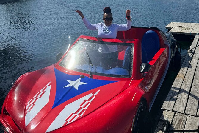 San Juan Watersports Car Rentals Red Bugatti - San Juan Bay Marina Check-In