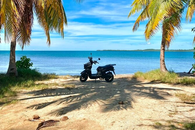 Scooter Rental San Juan Puerto Rico - A beach break at Playa CV Sea